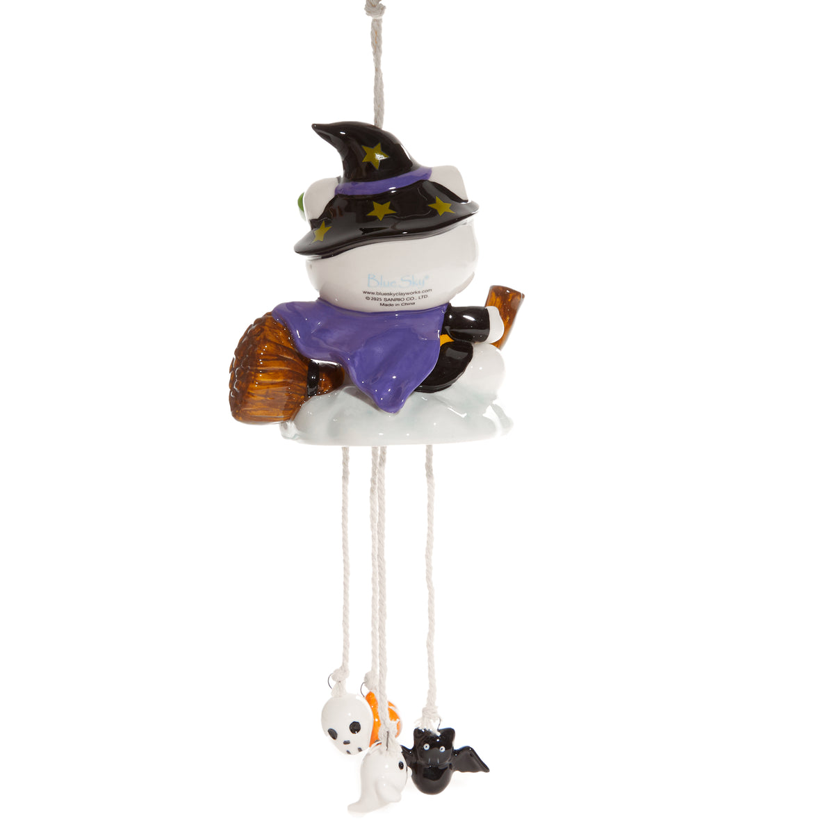 Hello Kitty Witchy Ceramic Wind Chime Home Goods Blue Sky