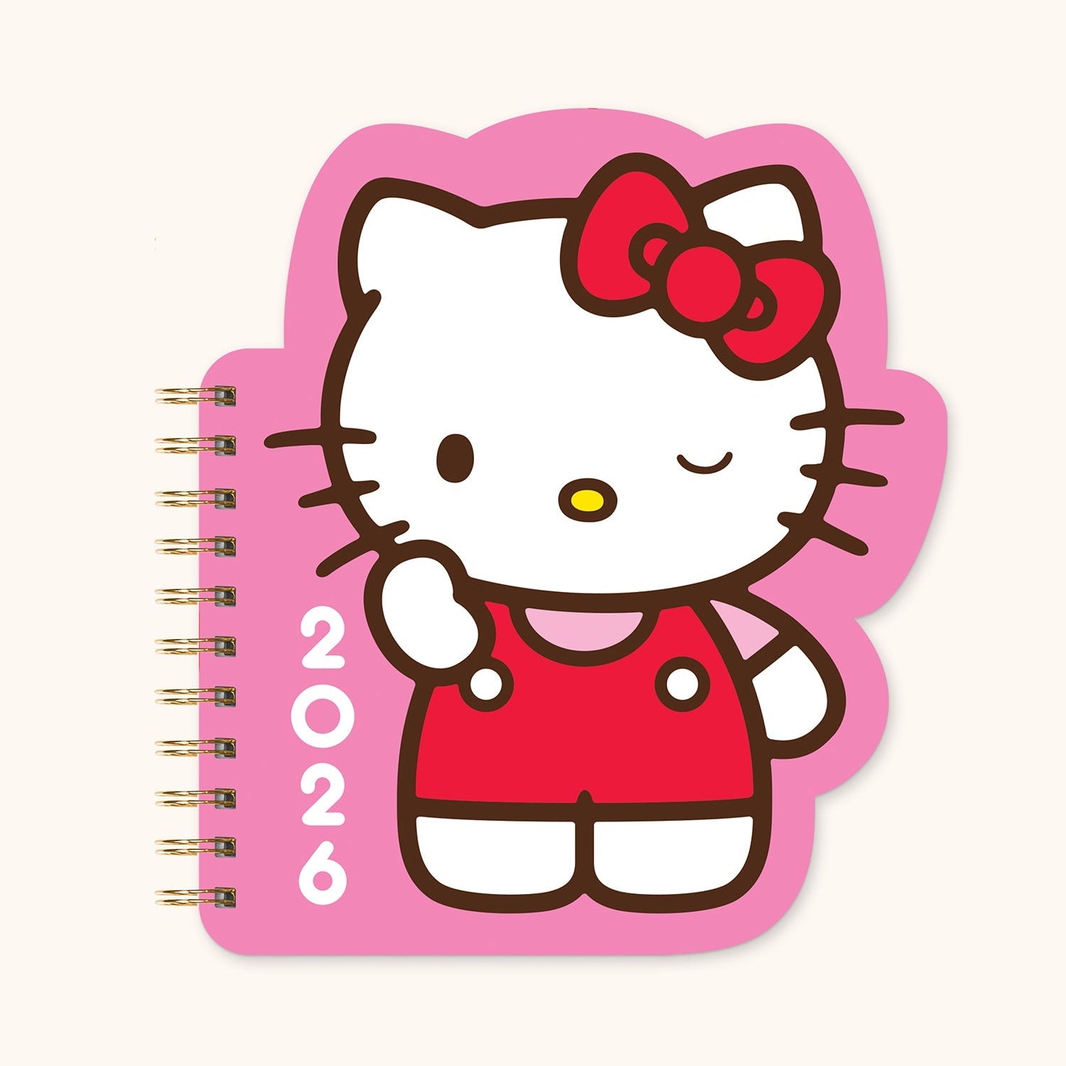 Hello Kitty x Studio Oh! 2026 Playful Pink Die-Cut Weekly Planner Stationery Studio Oh!