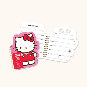 Hello Kitty x Studio Oh! 2026 Playful Pink Die-Cut Weekly Planner Stationery Studio Oh!