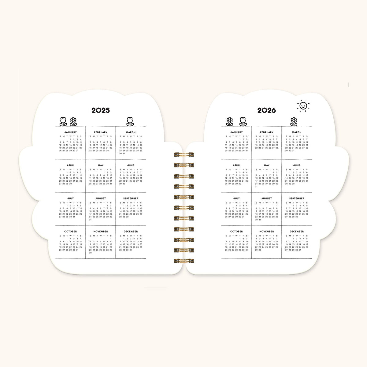 Hello Kitty x Studio Oh! 2026 Playful Pink Die-Cut Weekly Planner Stationery Studio Oh!