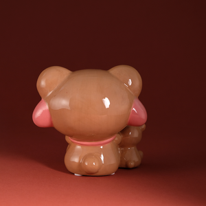 My Melody & Teddy Bear Love Ceramic Figurine Home Goods Blue Sky