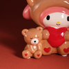 My Melody & Teddy Bear Love Ceramic Figurine Home Goods Blue Sky