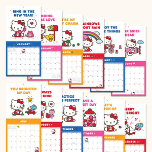 Hello Kitty x Studio Oh! 2026 Playful Pink Wall Calendar Stationery Studio Oh!