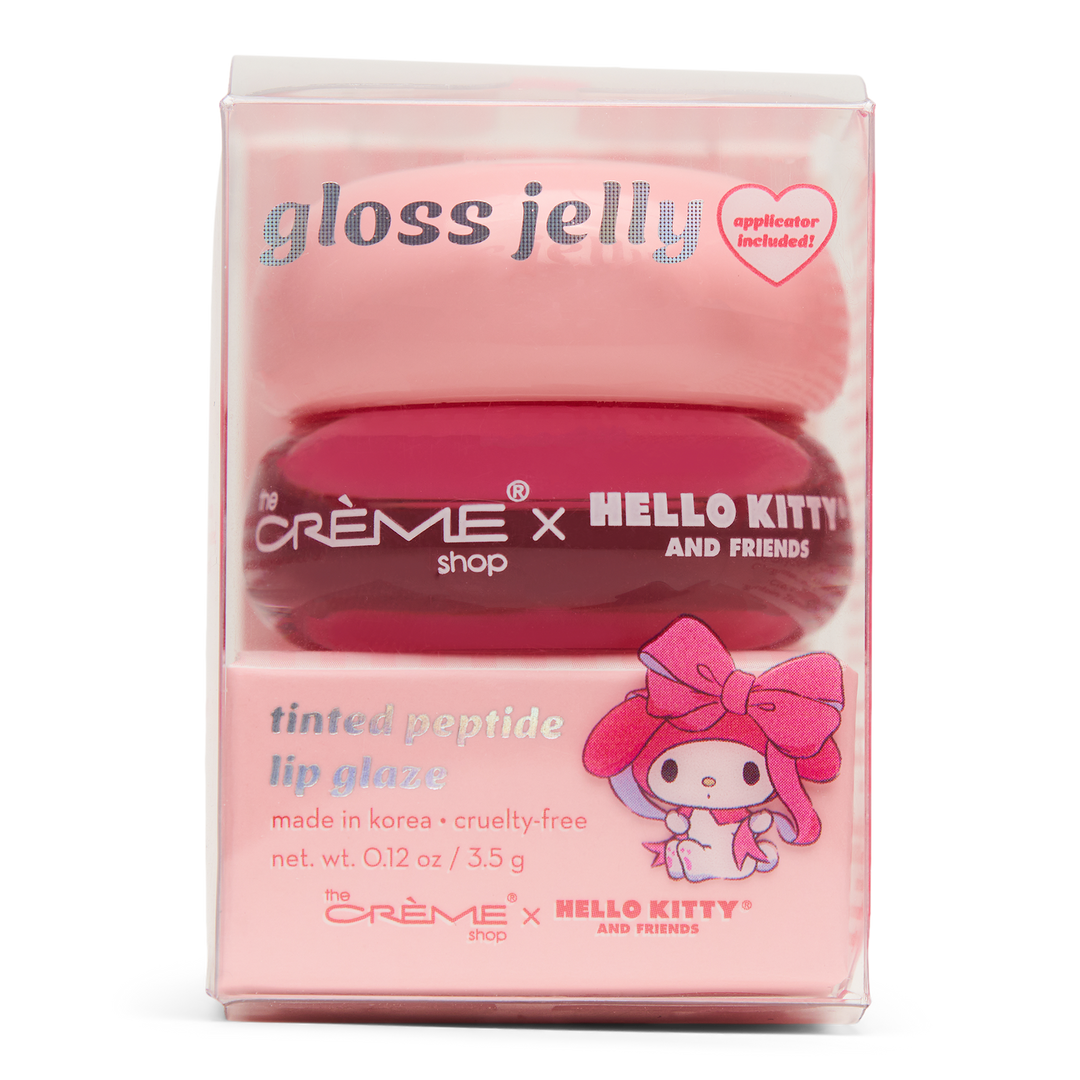 My Melody x The Crème Shop Gloss Jelly Tinted Peptide Lip Glaze (Bubblegum) Beauty The Crème Shop