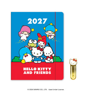 Hello Kitty and Friends 2027 Retro Just Right Monthly Planner & Bookmark