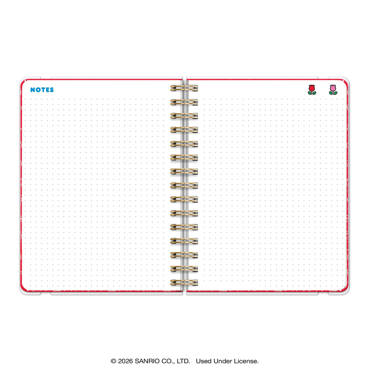Hello Kitty and Friends 2027 Retro Deluxe Compact Flexi Planner