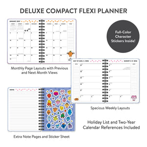 Little Miss Boss Lady 2027 Deluxe Compact Flexi Planner