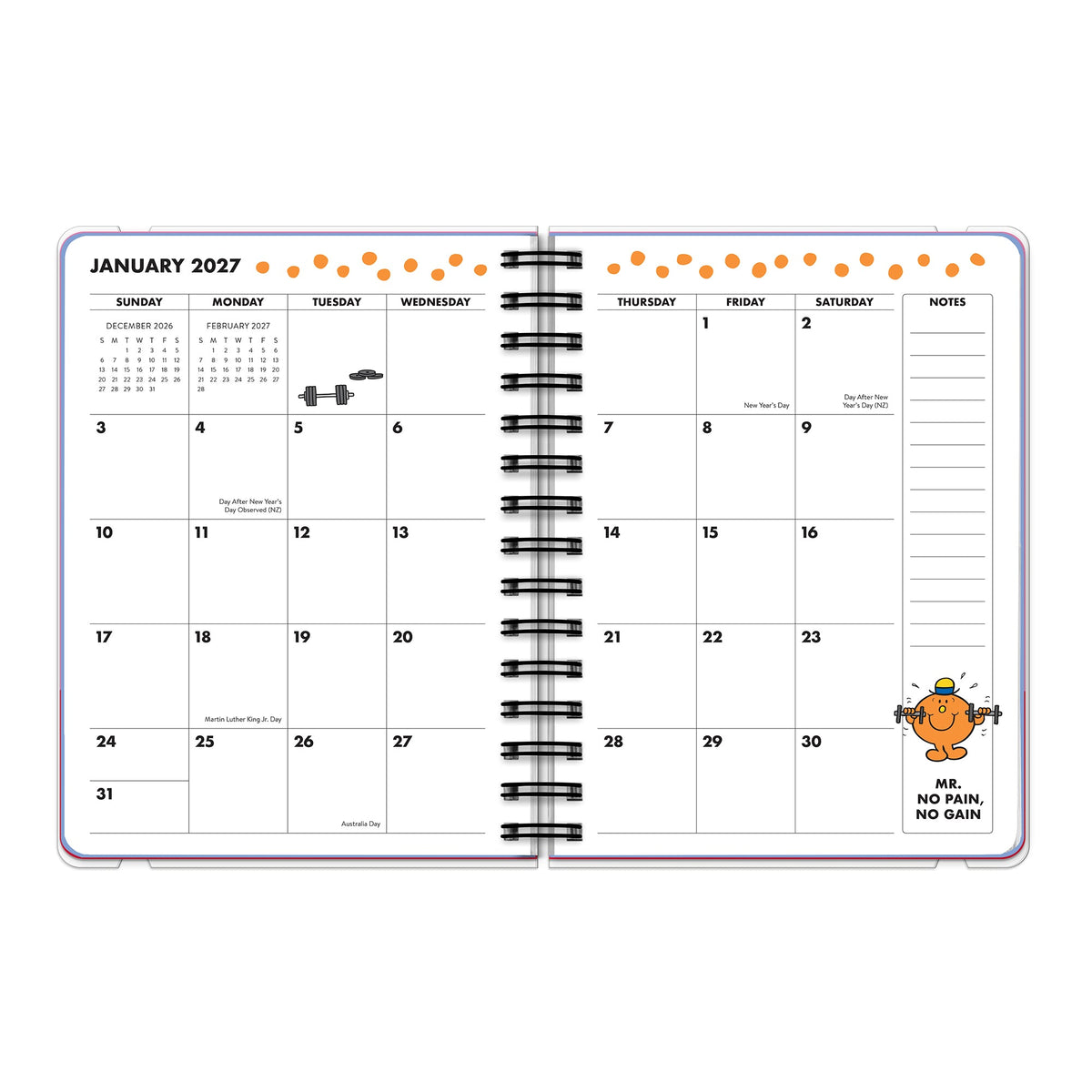 Little Miss Boss Lady 2027 Deluxe Compact Flexi Planner