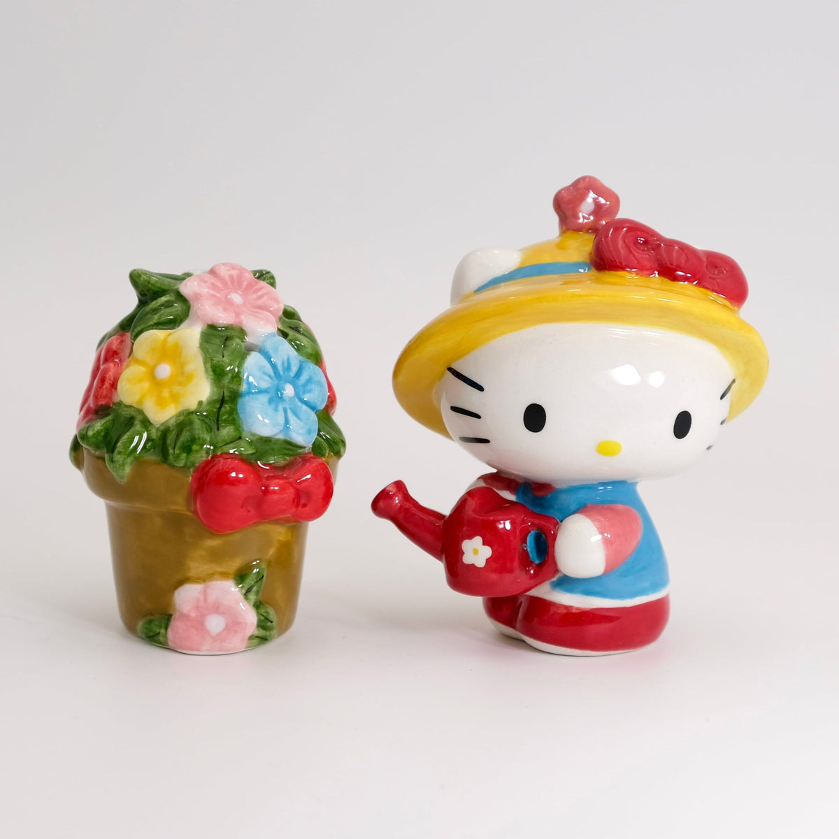 Hello Kitty Ceramic Garden Salt & Pepper Set Home Goods Blue Sky