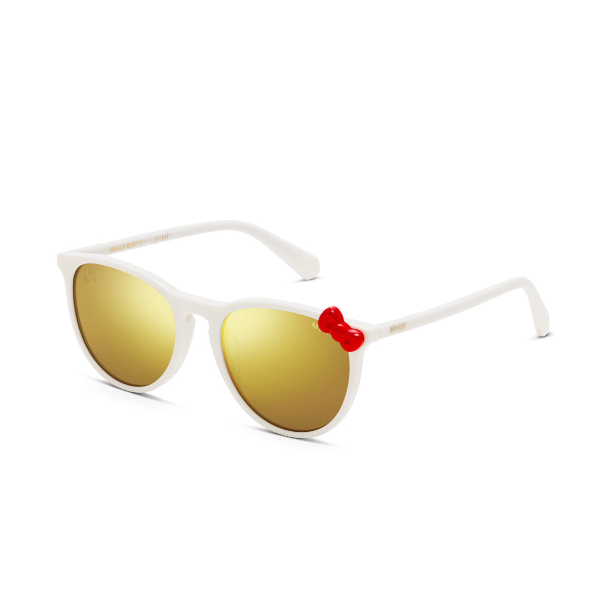Hello Kitty x MVMT Ingram Sunglasses (Glossy White) Accessory Movado Group (MVMT)   