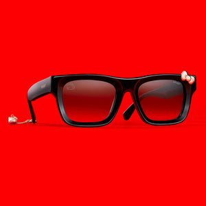 Hello Kitty x MVMT Trap Sunglasses (Glossy Black) Accessory Movado Group (MVMT)   