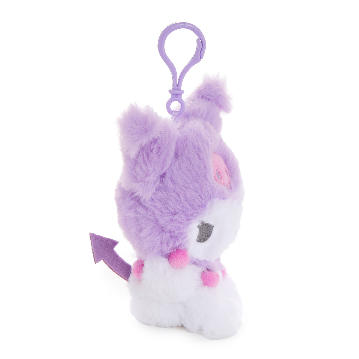 Kuromi Super Soft Touch Mascot Clip Plush NAKAJIMA CORPORATION