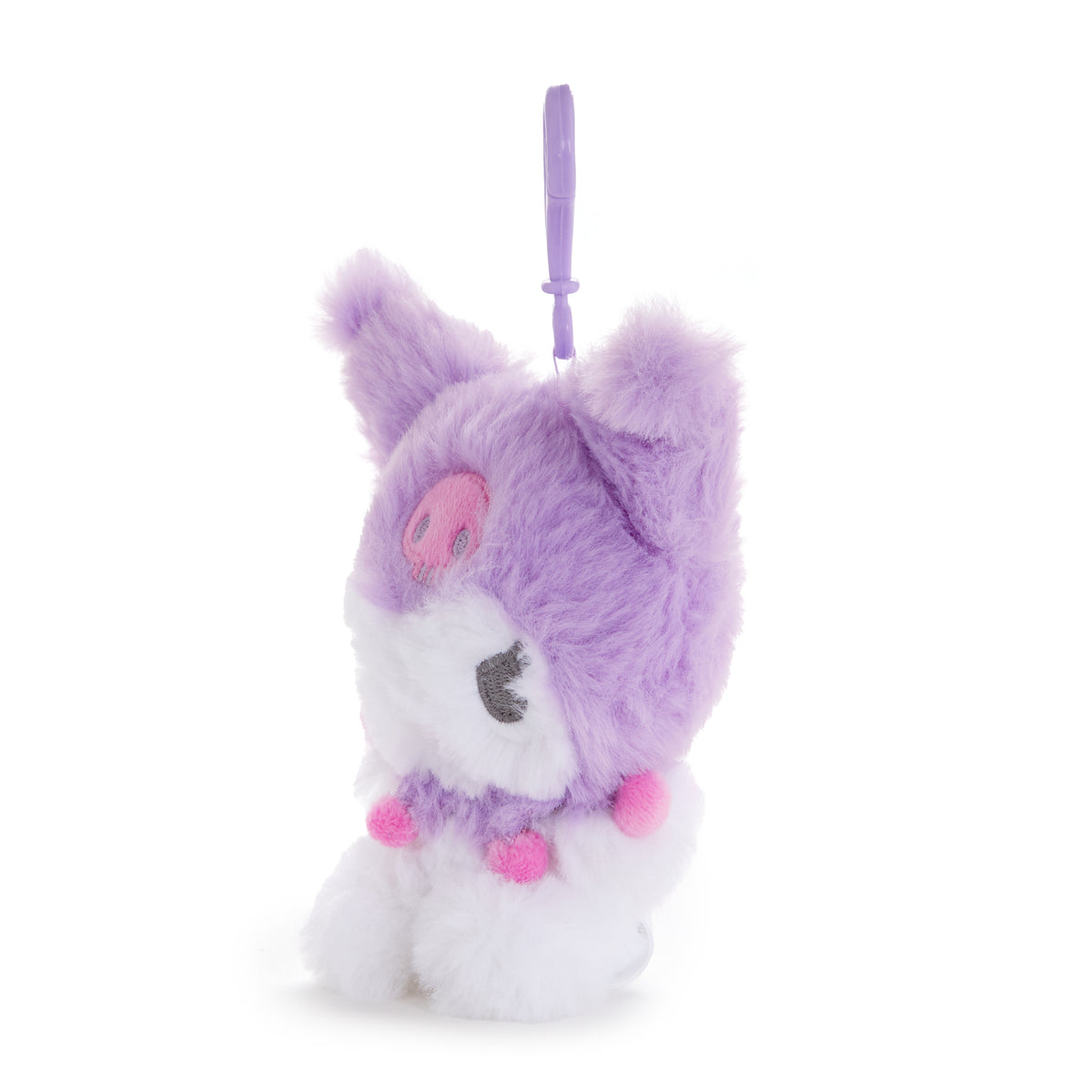 Kuromi Super Soft Touch Mascot Clip Plush NAKAJIMA CORPORATION