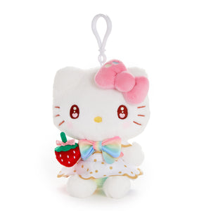 Hello Kitty Plush Mascot Clip (Strawberry Rainbow Series) Plush NAKAJIMA CORPORATION