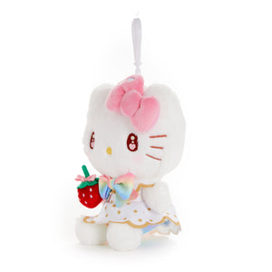 Hello Kitty Plush Mascot Clip (Strawberry Rainbow Series) Plush NAKAJIMA CORPORATION