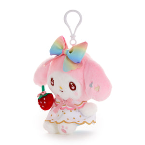 My Melody Plush Mascot Clip (Strawberry Rainbow Series) Plush NAKAJIMA CORPORATION