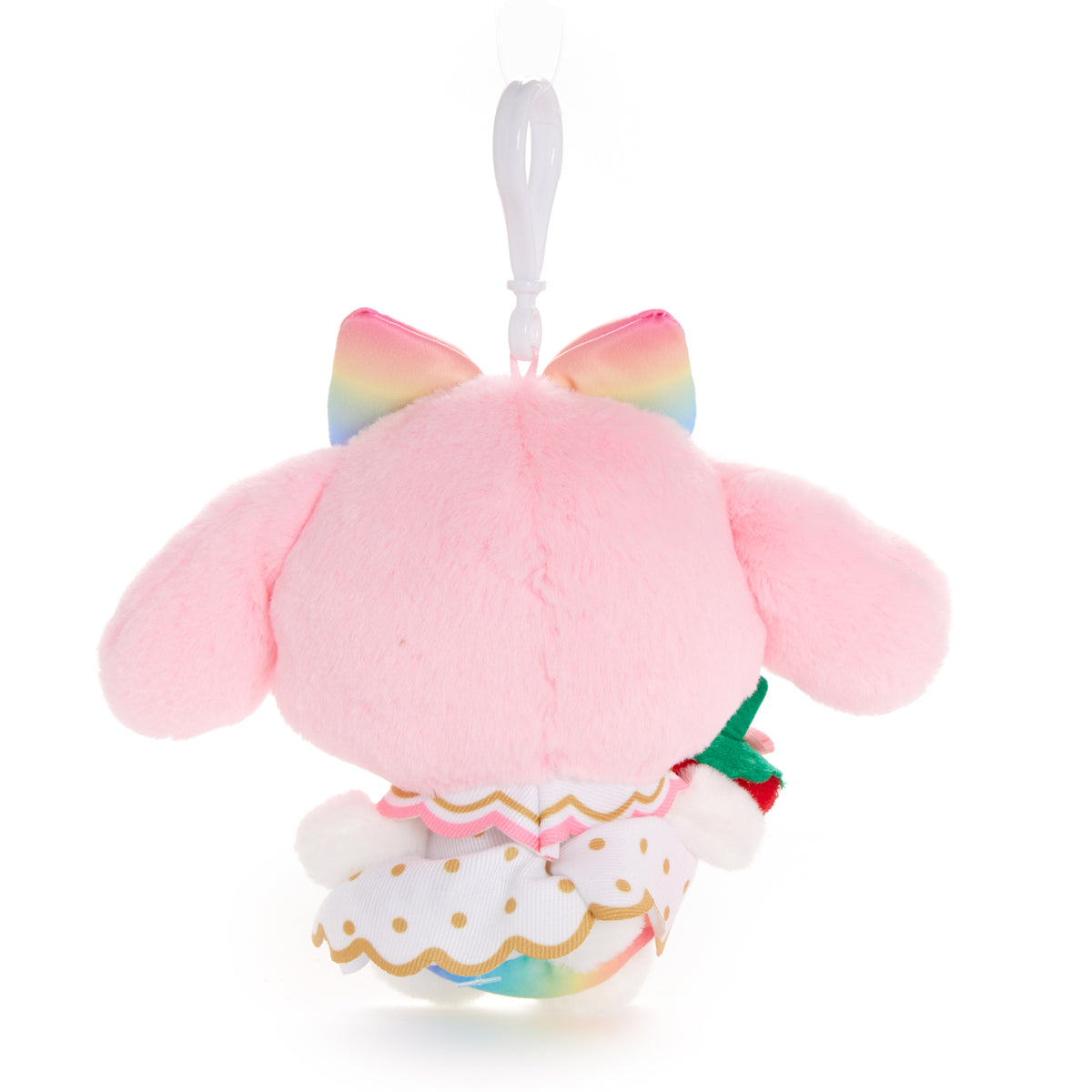My Melody Plush Mascot Clip (Strawberry Rainbow Series) Plush NAKAJIMA CORPORATION
