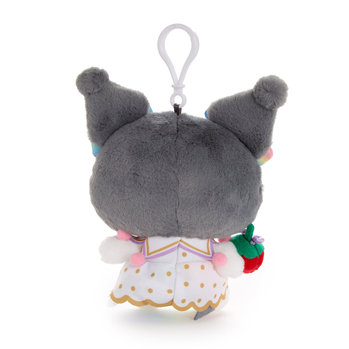 Kuromi Plush Mascot Clip (Strawberry Rainbow Series) Plush NAKAJIMA CORPORATION