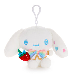 Cinnamoroll Plush Mascot Clip (Strawberry Rainbow Series) Plush NAKAJIMA CORPORATION