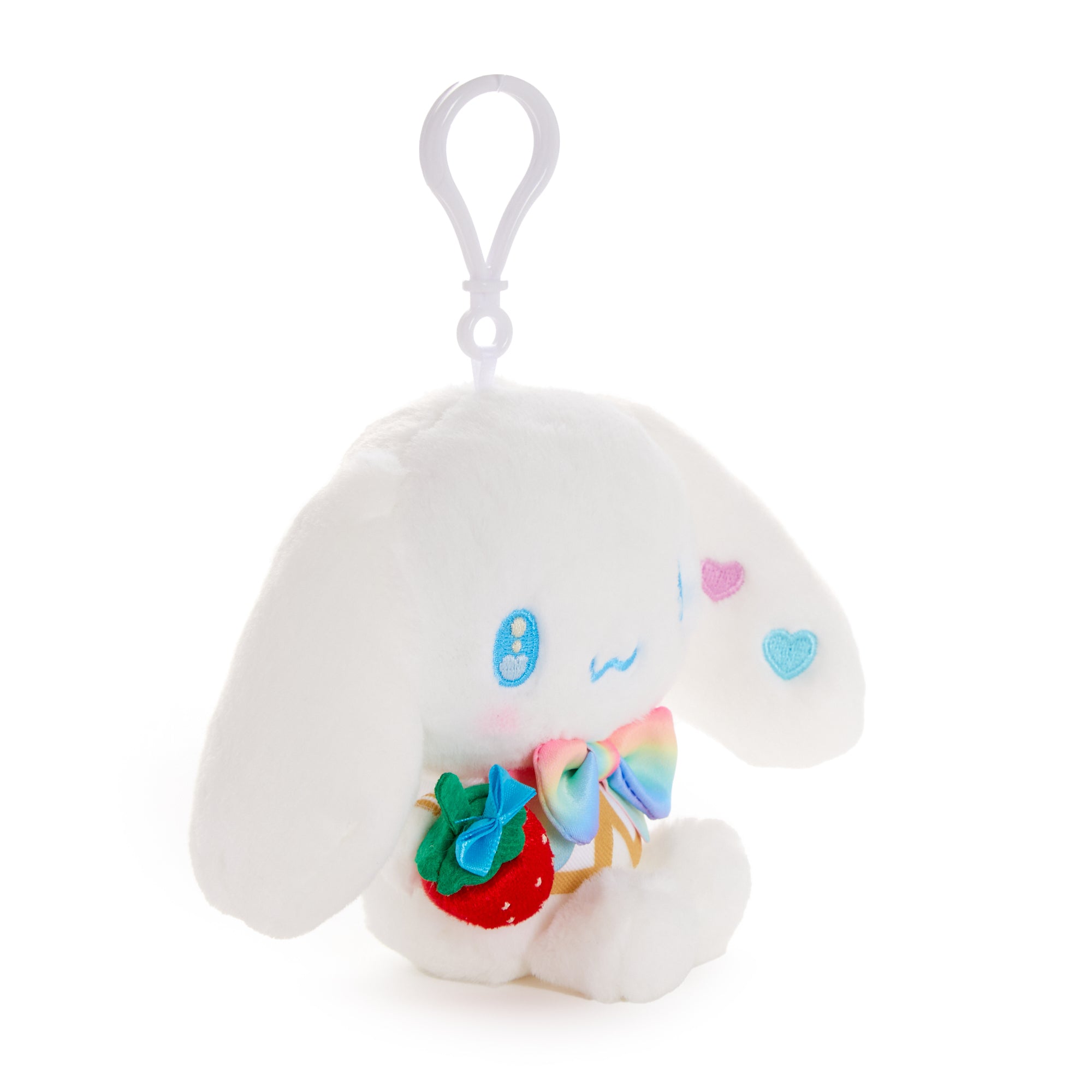 Cinnamoroll Plush Mascot Clip (Strawberry Rainbow Series) Plush NAKAJIMA CORPORATION