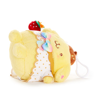 Pompompurin Plush Mascot Clip (Strawberry Rainbow Series) Plush NAKAJIMA CORPORATION