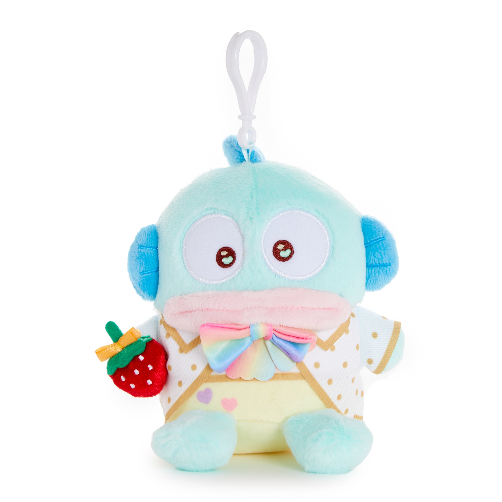 Hangyodon Plush Mascot Clip (Strawberry Rainbow Series) Plush NAKAJIMA CORPORATION