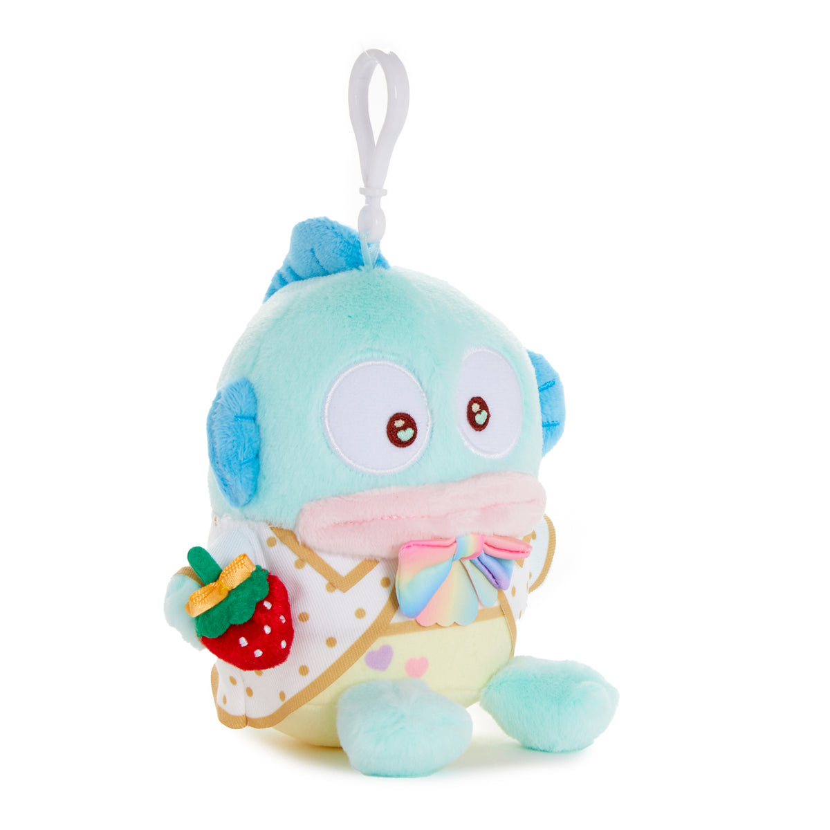 Hangyodon Plush Mascot Clip (Strawberry Rainbow Series) Plush NAKAJIMA CORPORATION