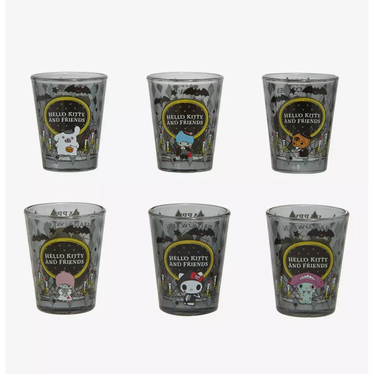 Hello Kitty And Friends Halloween Blind Box Mini Glass Home Goods BIOWORLD