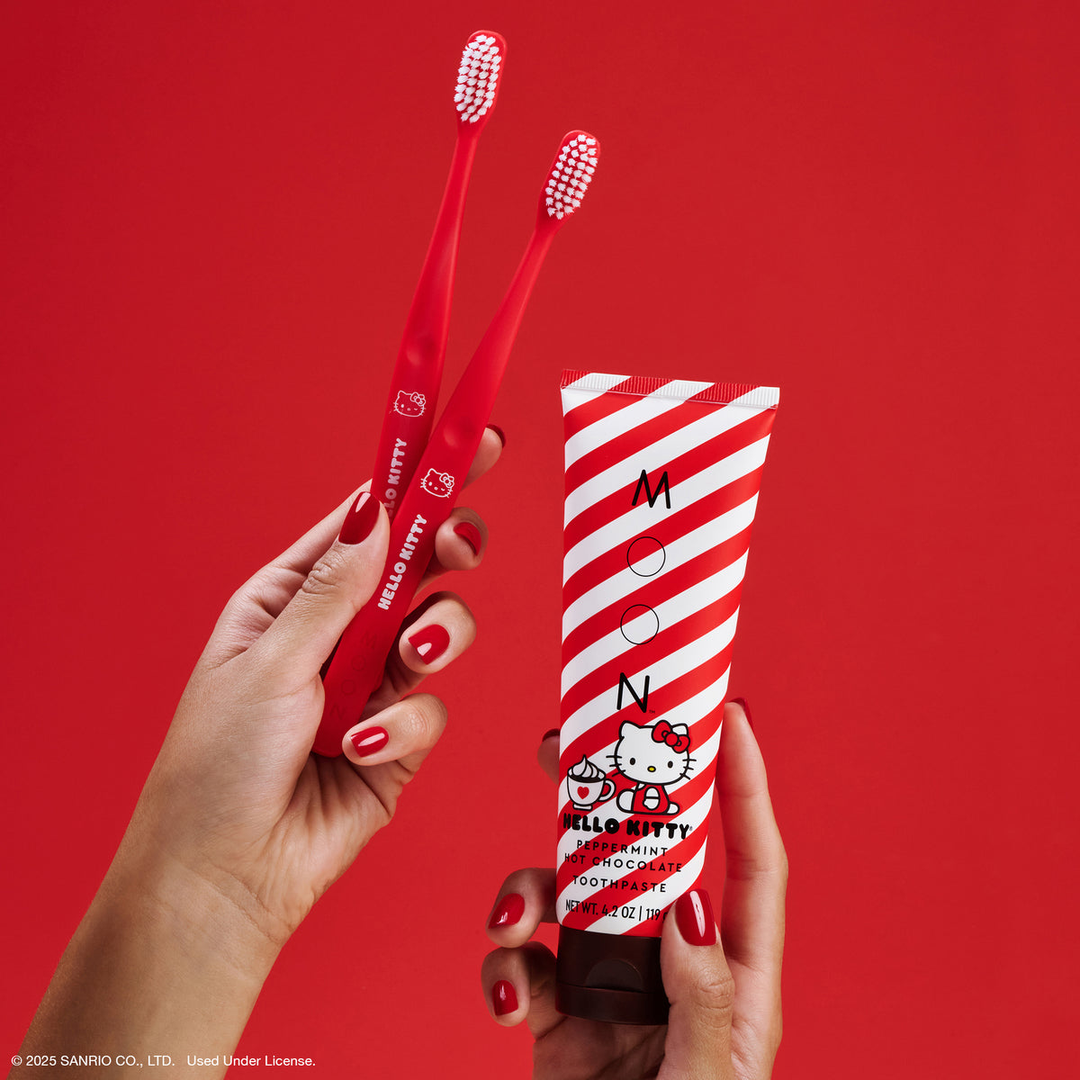 Hello Kitty x MOON Oral Beauty Peppermint Hot Chocolate Kit Home Goods Moon Oral Beauty