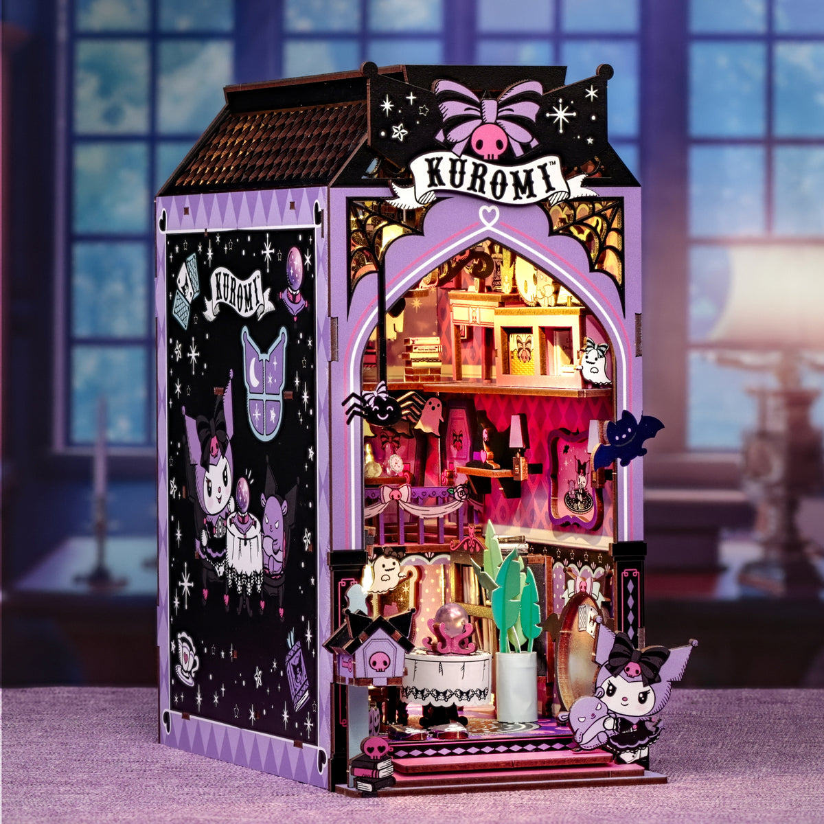 Kuromi Spooky House DIY Book Nook Kit Toys&Games Hands Craft