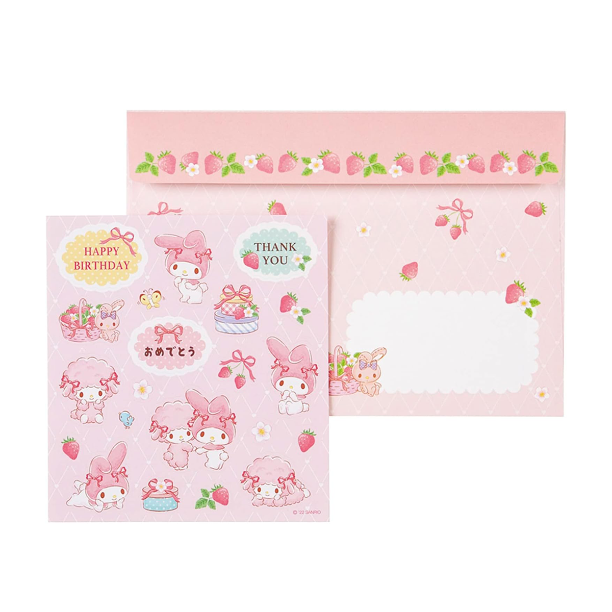 My Melody Stickers and Greeting Card (Small Gift Series) Stationery Japan Original   