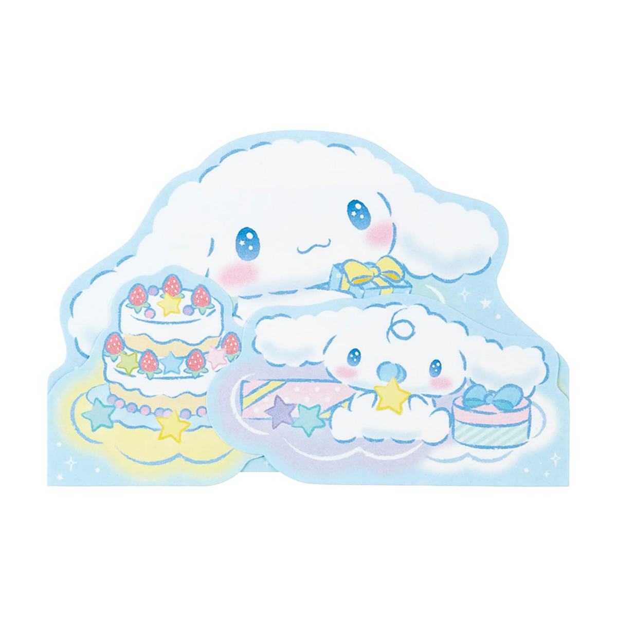 Cinnamoroll Stickers and Greeting Card (Small Gift Series) Stationery Japan Original   