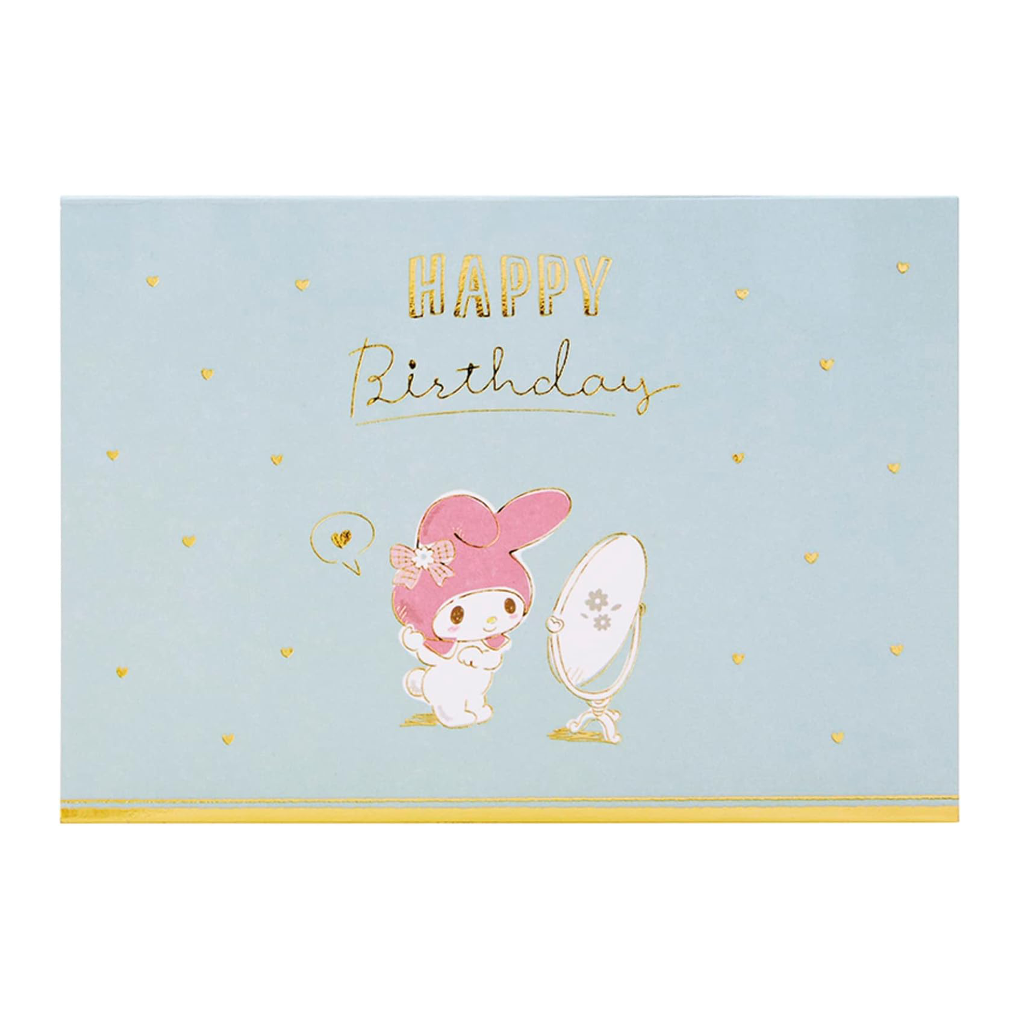 My Melody Pop-Up Birthday Greeting Card Stationery Japan Original   