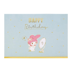 My Melody Pop-Up Birthday Greeting Card Stationery Japan Original   