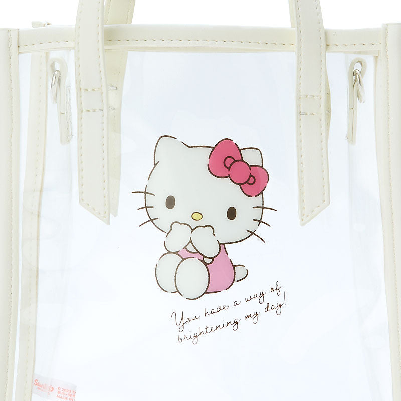 Hello Kitty Clear Convertible Mini Tote Bags Japan Original   