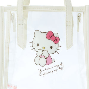 Hello Kitty Clear Convertible Mini Tote Bags Japan Original   