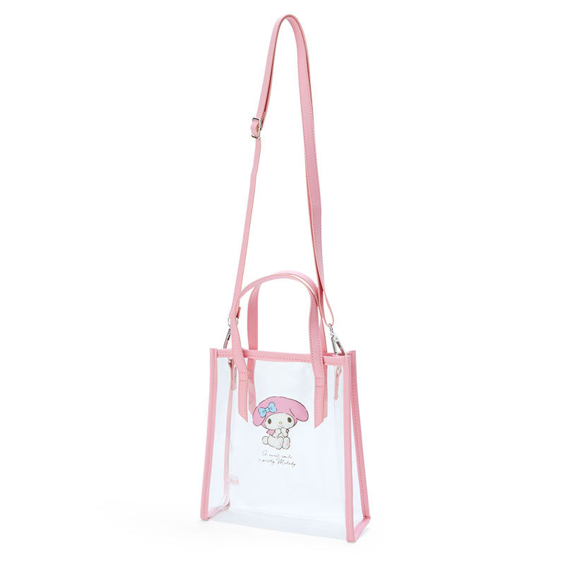 Pink Clear Tote Bag Large Tote Handbags with Removable Wide Strap