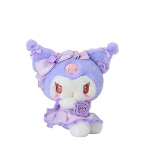 Kuromi Plush Mascot Keychain (Dolly Rose Design Series) Accessory Japan Original