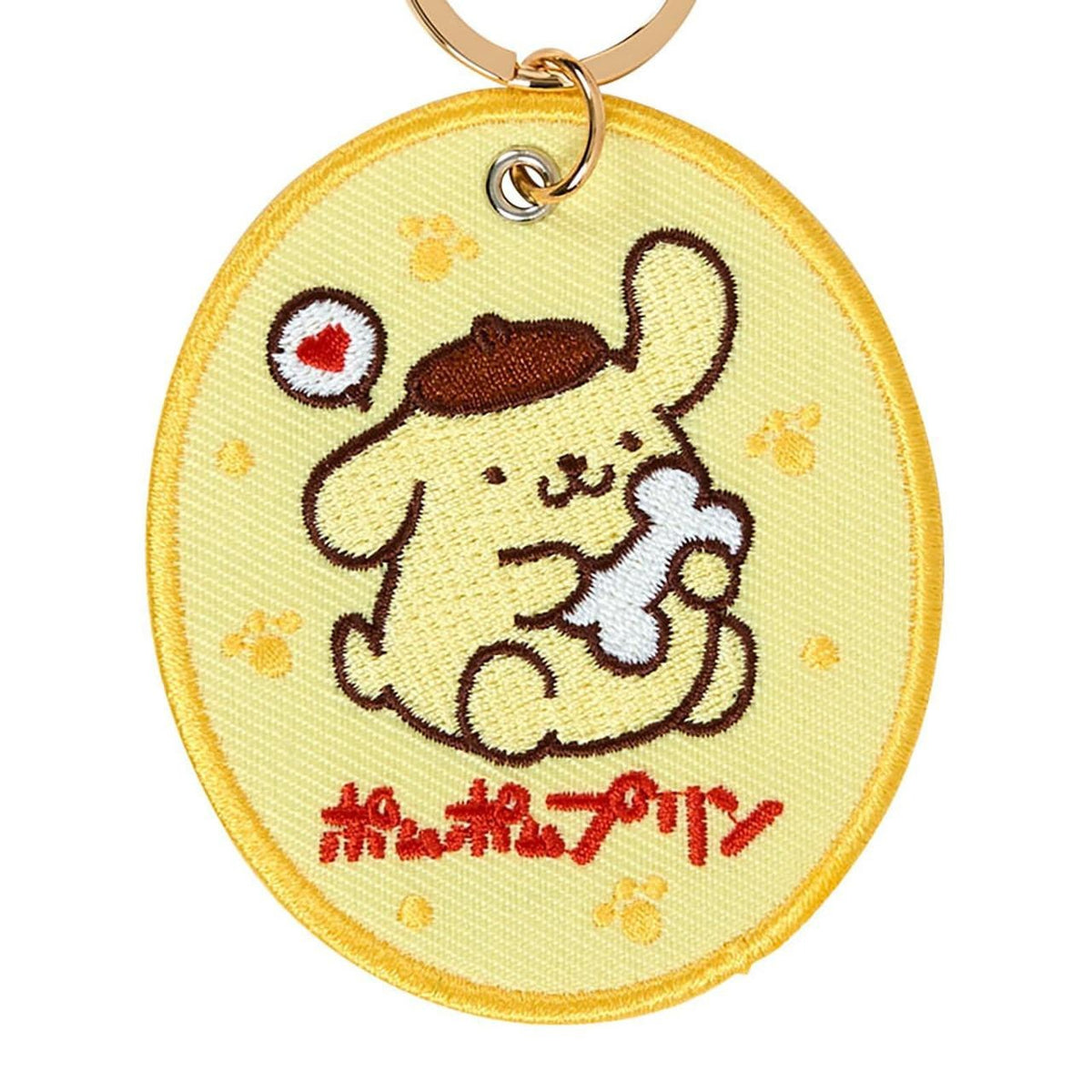 Pompompurin Mascot Badge Keychain (Sanrio Character Award Series) Accessory Japan Original