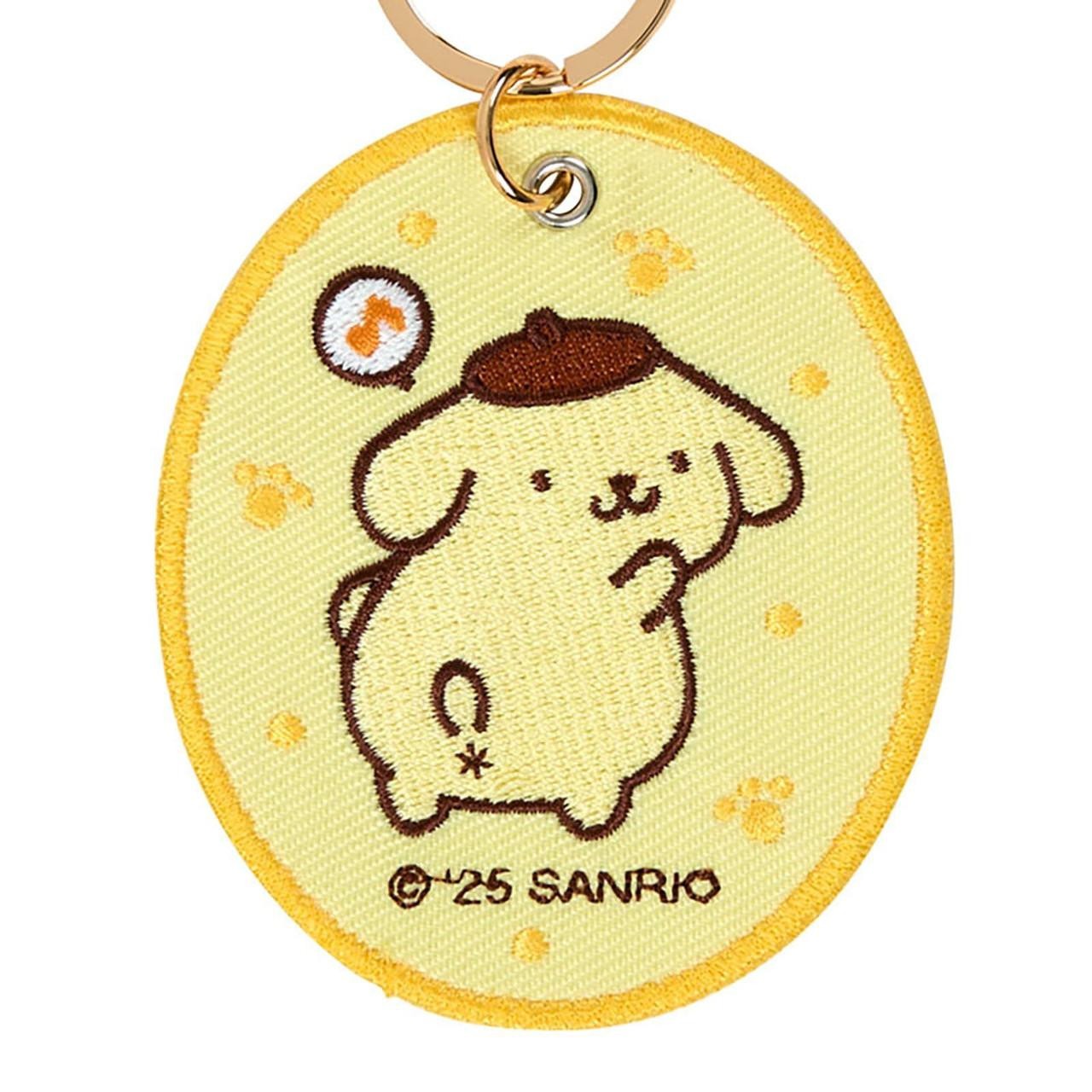Pompompurin Mascot Badge Keychain (Sanrio Character Award Series) Accessory Japan Original