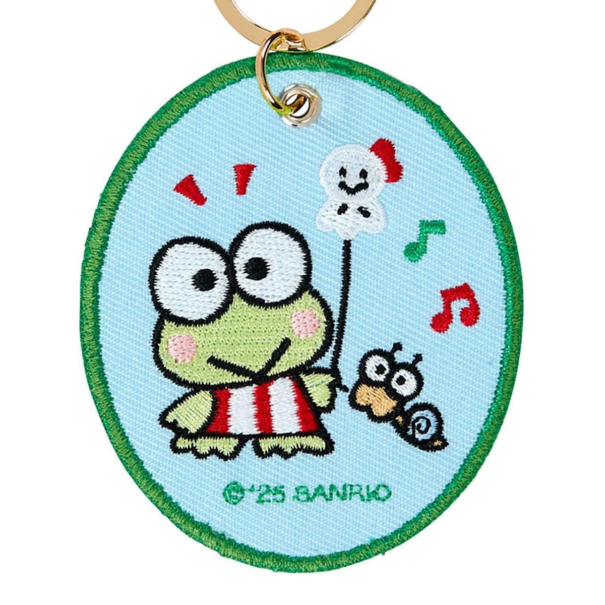 Keroppi Mascot Badge Keychain (Sanrio Character Award Series) Accessory Japan Original