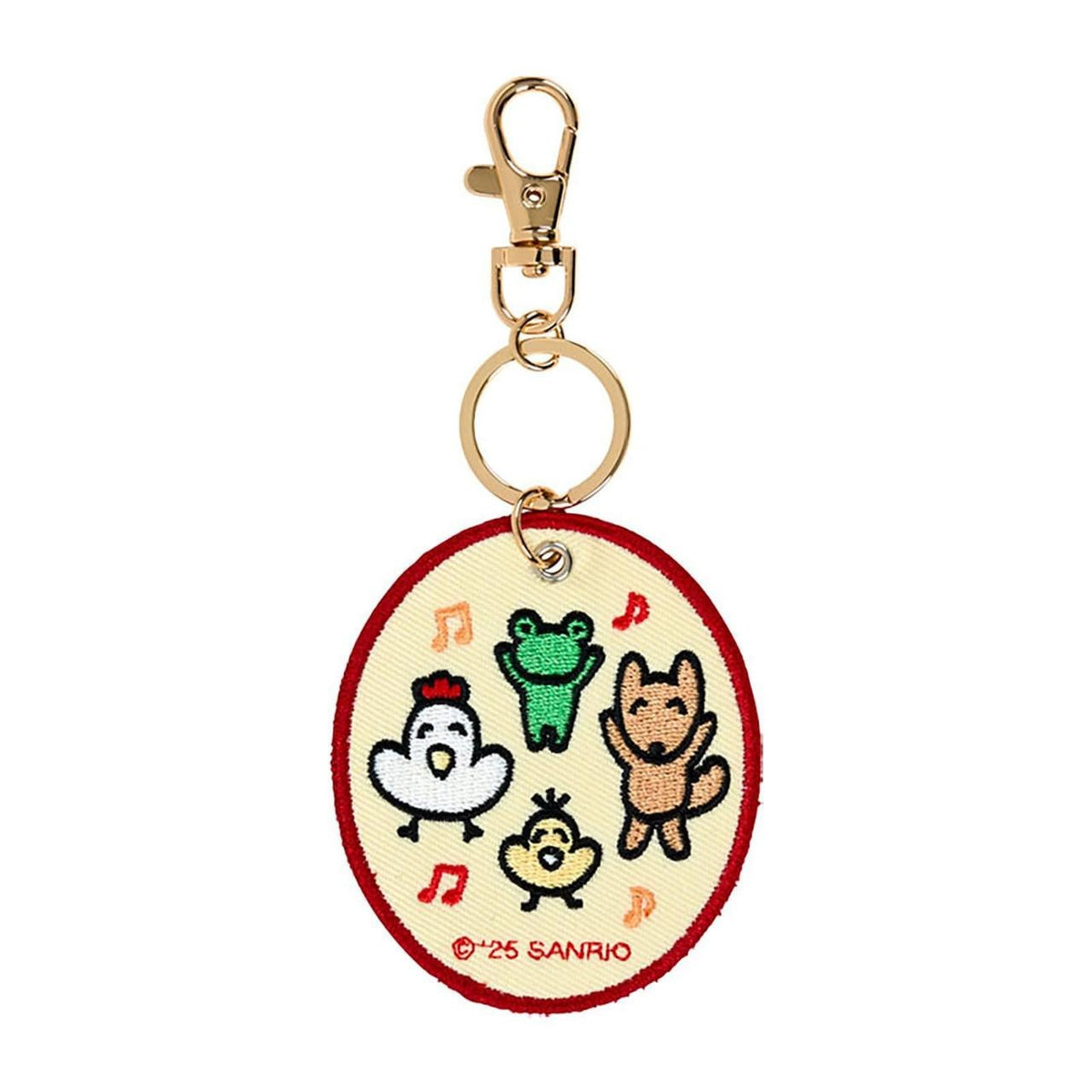 Minna No Tabo Mascot Badge Keychain (Sanrio Character Award Series) Accessory Japan Original