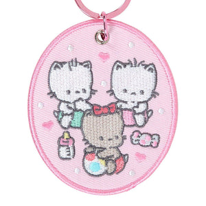Nya Ni Nyu Nye Nyon Mascot Badge Keychain (Sanrio Character Award Series) Accessory Japan Original