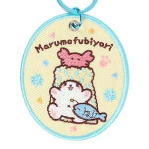 Marumofubiyori Mascot Badge Keychain (Sanrio Character Award Series) Accessory Japan Original