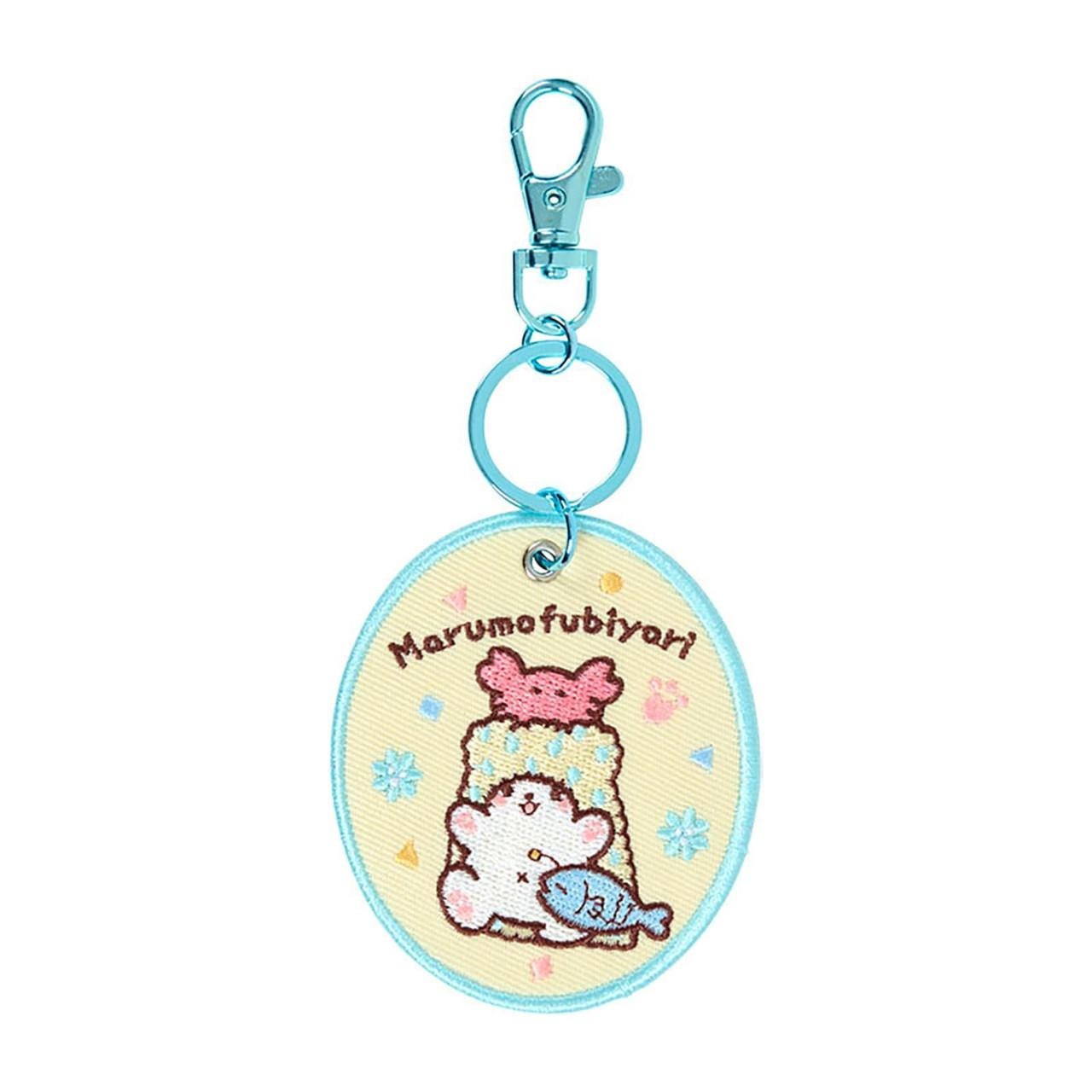 Marumofubiyori Mascot Badge Keychain (Sanrio Character Award Series) Accessory Japan Original