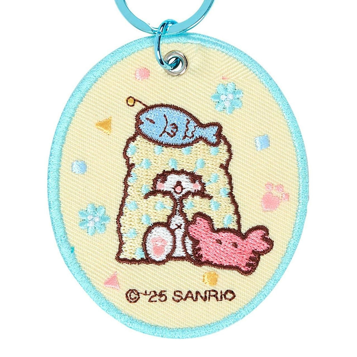 Marumofubiyori Mascot Badge Keychain (Sanrio Character Award Series) Accessory Japan Original