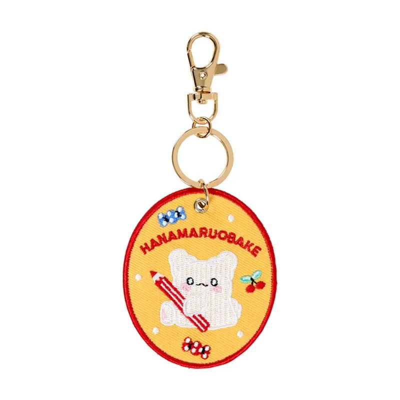 Hanamaruobake Mascot Badge Keychain (Sanrio Character Award Series) Accessory Japan Original