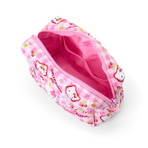 Hello Kitty Mini Zipper Pouch (Retro Quilt Series) Bags Japan Original