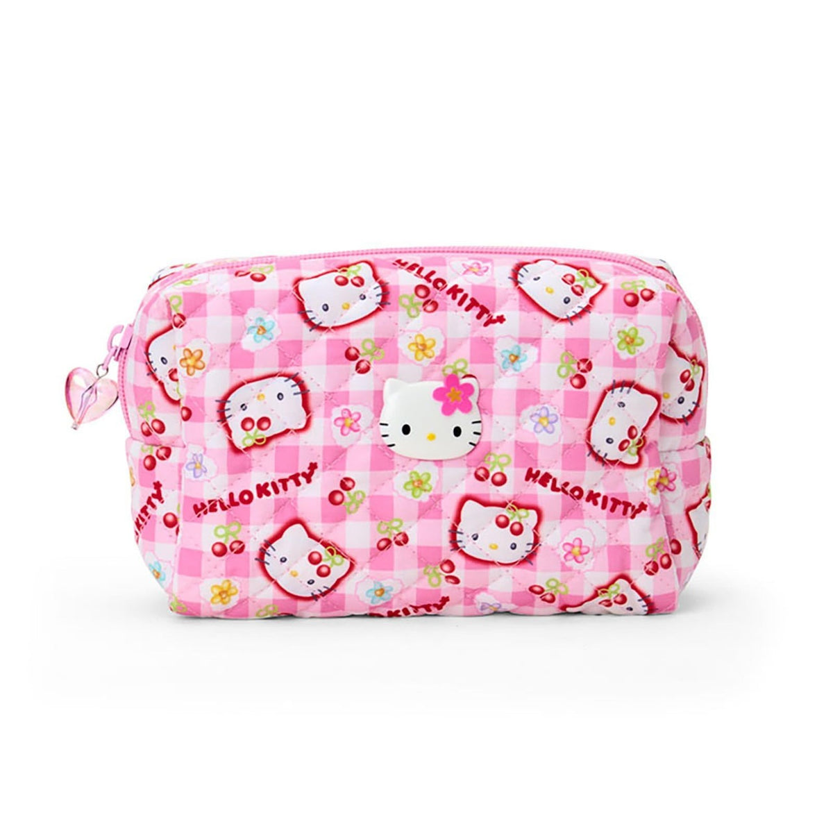 Hello Kitty Mini Zipper Pouch (Retro Quilt Series) Bags Japan Original