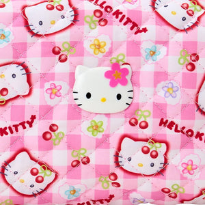 Hello Kitty Mini Zipper Pouch (Retro Quilt Series) Bags Japan Original